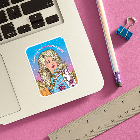 Dolly Diamond in a Rhinestone World Sticker
