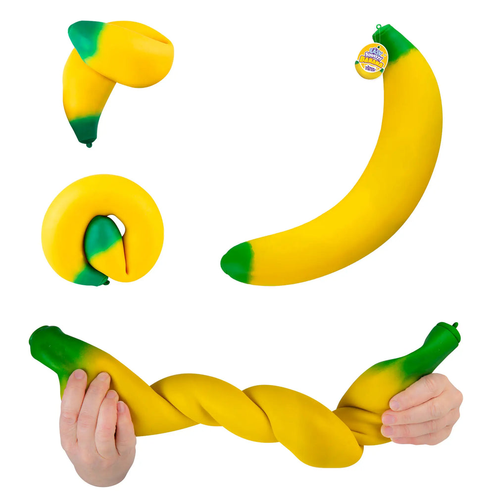 Easy Sqweezy Jumbo Banana Squishy Toy