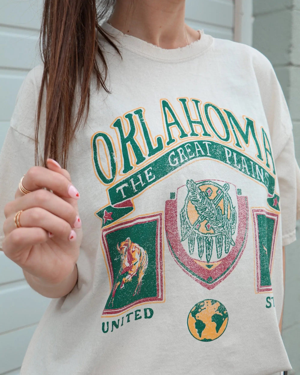 Oklahoma Patch Off-White Tshirt