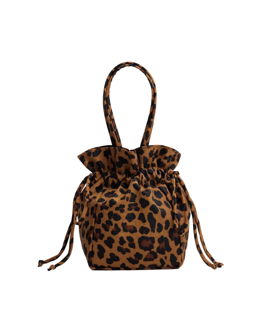 Baggu Nylon Drawstring Bag - Leopard