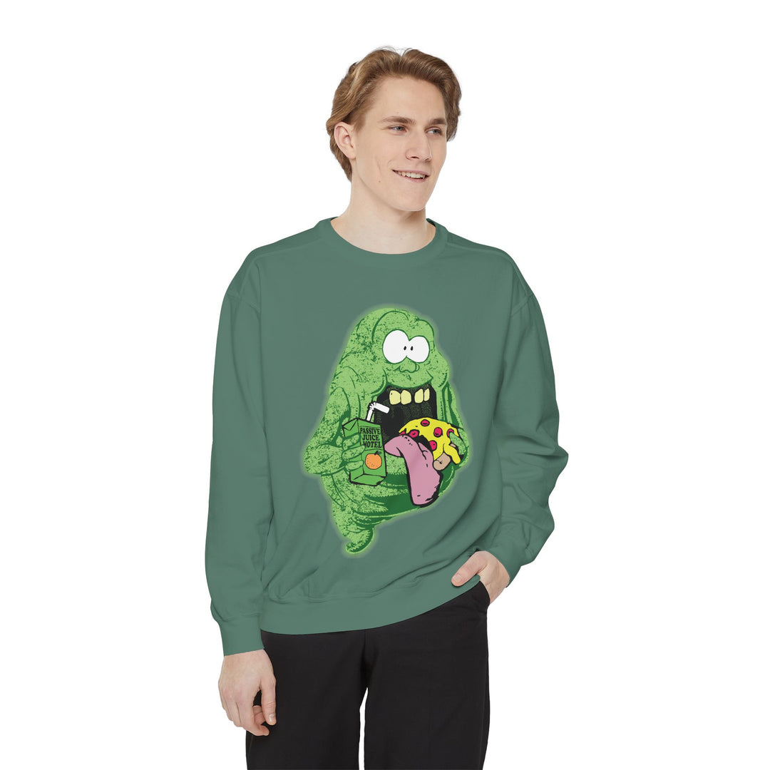 Slimer Adult Sweatshirt | Passive Juice Motel