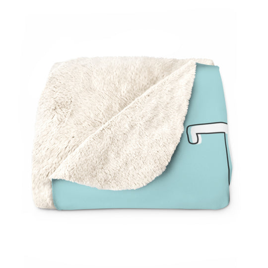 Tulsa Skyline Sherpa Fleece Blanket