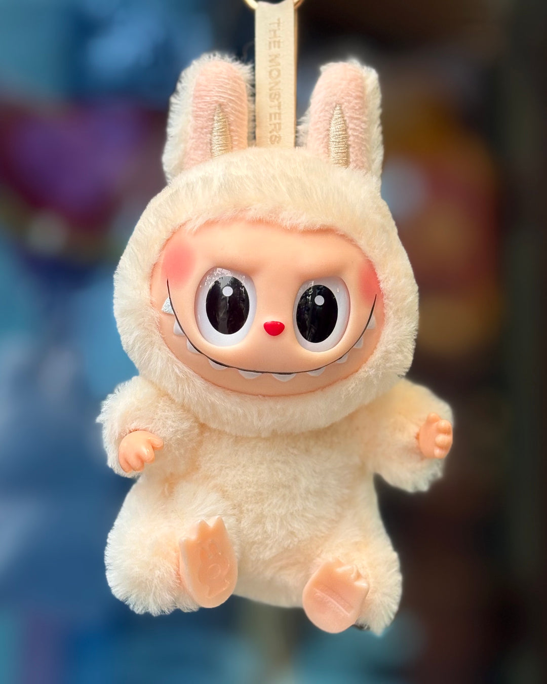 Labubu-Style Monster Keychain - Have a Seat