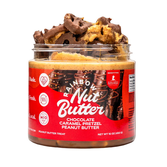 Chocolate Caramel Pretzel Peanut Butter | Rainbow Nut Butter