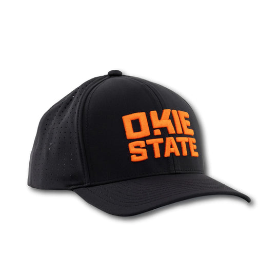 The Okie Brand - Okie State Black Performance Hat
