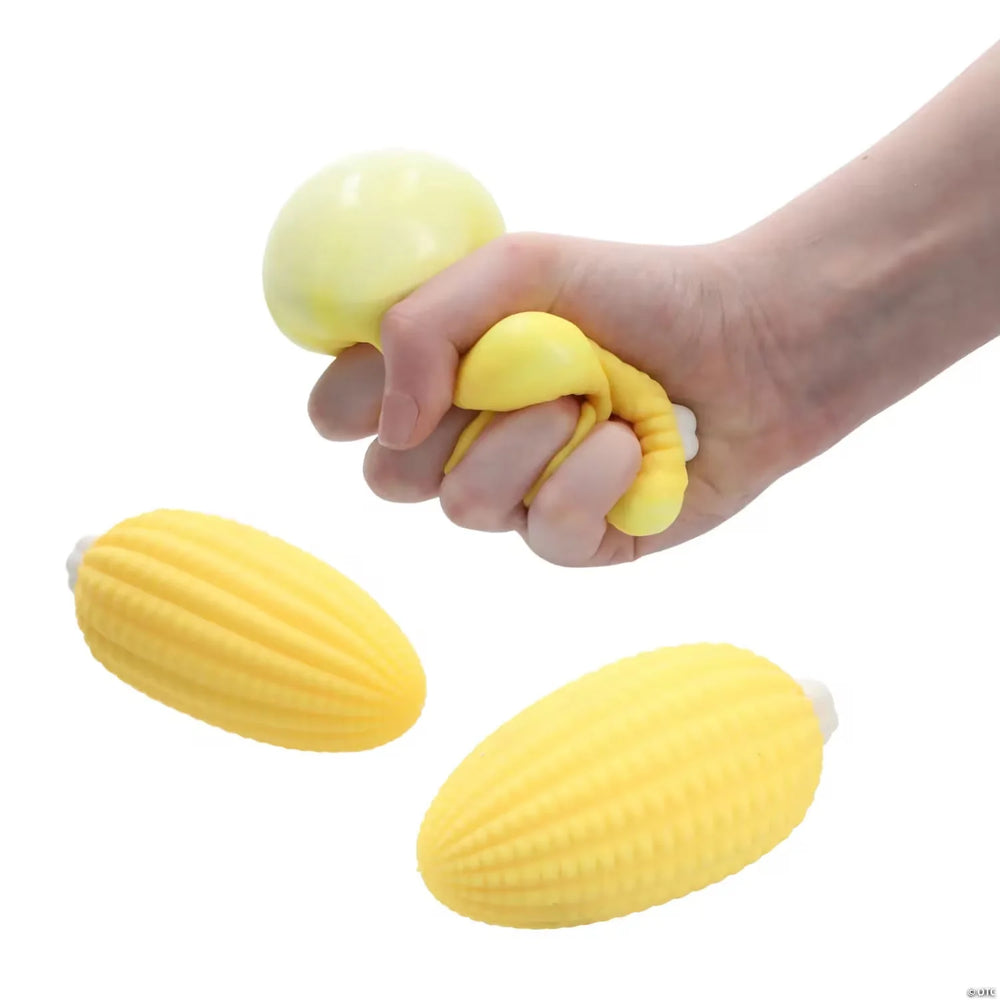 Crunchy Corn Squeeze & Crunch Squishy Toy