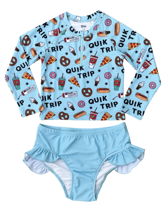 QuikTrip Treats Youth Girl's Swimsuit
