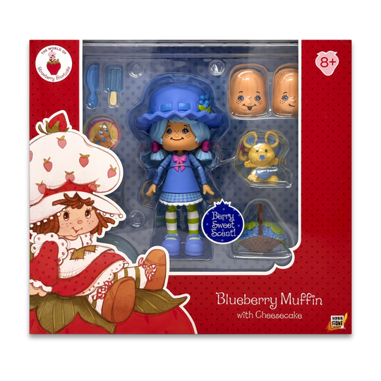 Blueberry Muffin and Cheesecake Mouse Strawberry Shortcake Figure Set