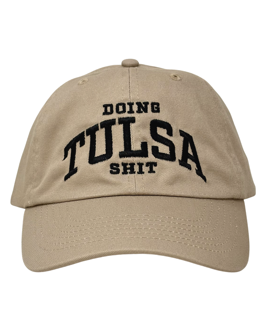 Doing Tulsa Shit Dad Hat Tan/Black