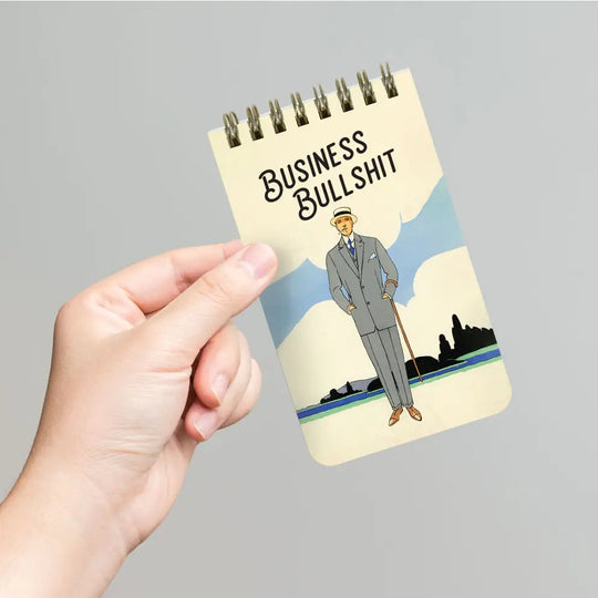Business Bullshit Spiral Notepad