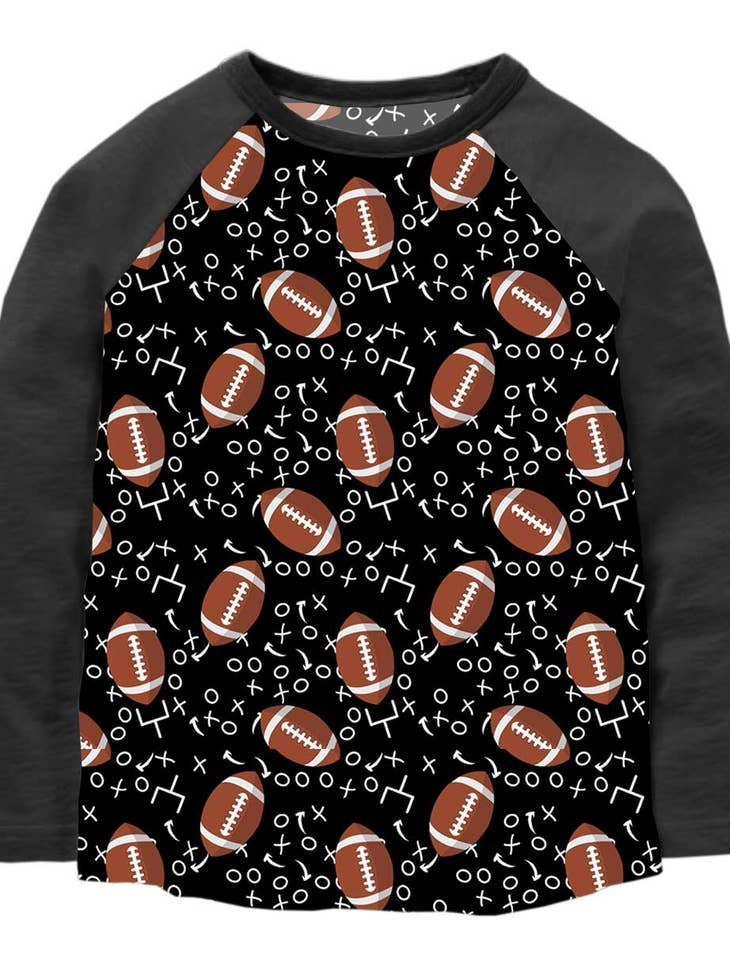 Kid's Football Long Sleeve Bamboo Tshirt