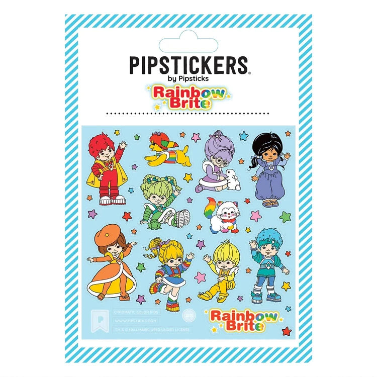 Rainbow Brite Chromatic Color Kids Sticker Sheet