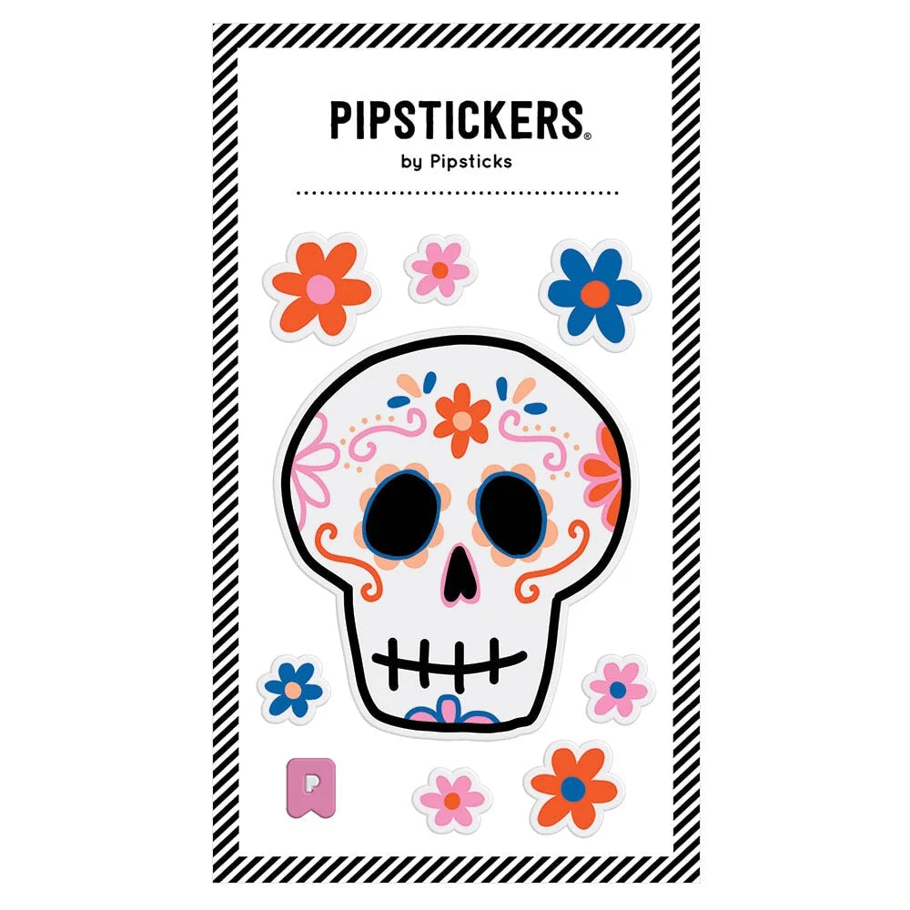 Calavera Sugar Skull Big Puffy Sticker