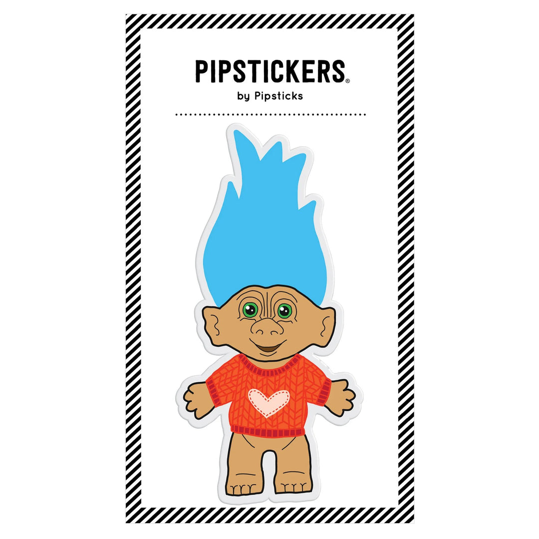 Troll Doll Big Puffy Sticker
