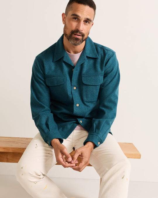 Pendleton - Blue Mix Solid Board Shirt