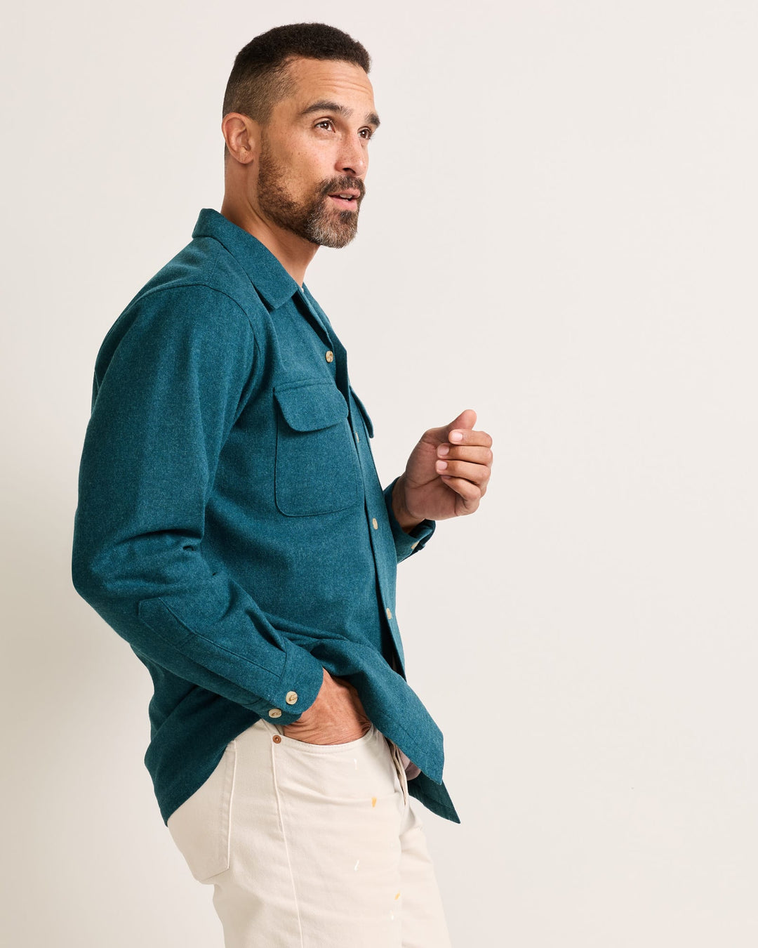 Pendleton - Blue Mix Solid Board Shirt