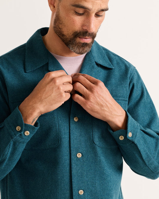 Pendleton - Blue Mix Solid Board Shirt
