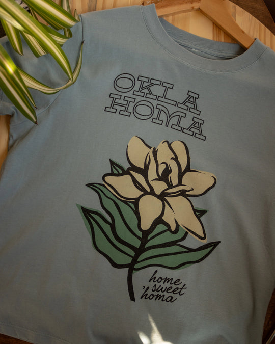 Home Sweet Oklahoma Magnolia Boxy Tshirt