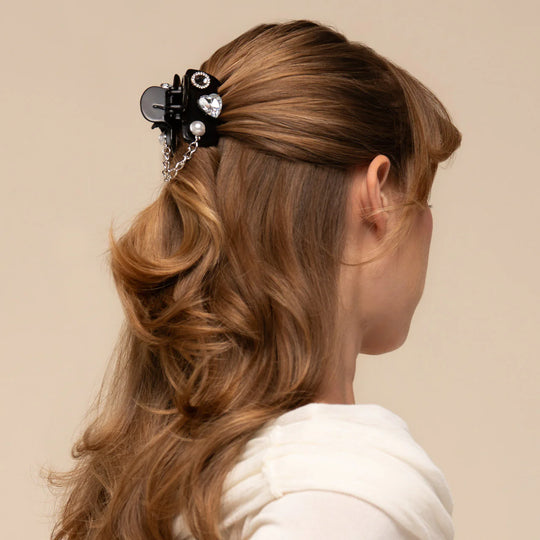 Kitschpop Charms Black Cloud Clip Set