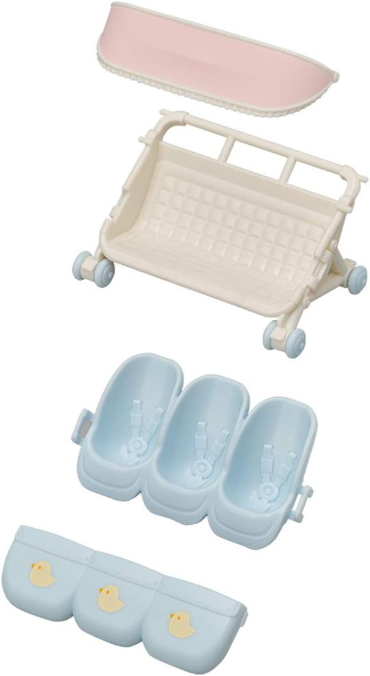 Calico Critters - Triplet Triple Stroller