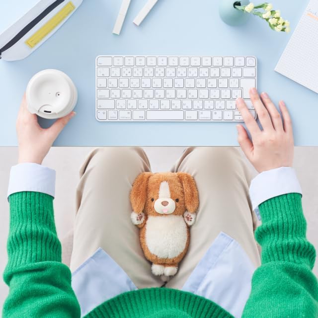 Beagle Mugyuuus Weighted Stuffed Animal Cuddle Toy