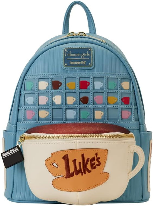 Loungefly - Gilmore Girls Luke's Diner Domed Coffee Cup Mini-Backpack