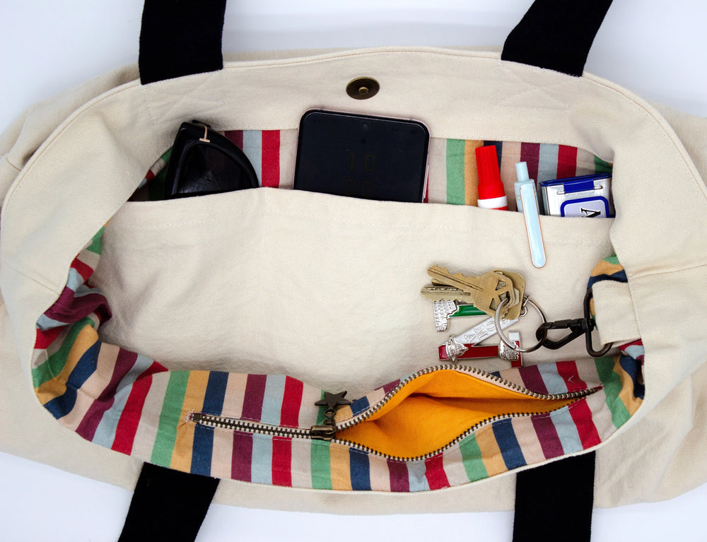 Route 66 Canvas Tote Bag