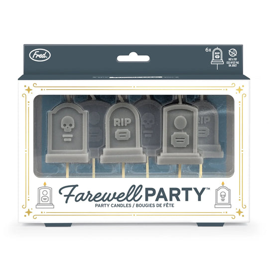 Farewell Party Tombstone Birthday Candles