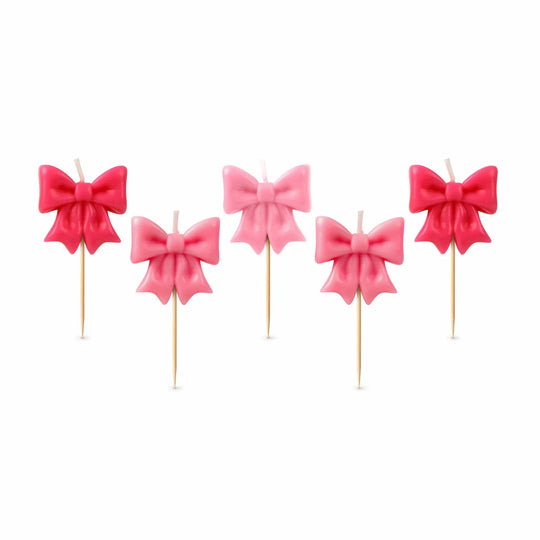 Wrap Party Ribbon Bow Birthday Candles