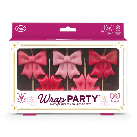 Wrap Party Ribbon Bow Birthday Candles