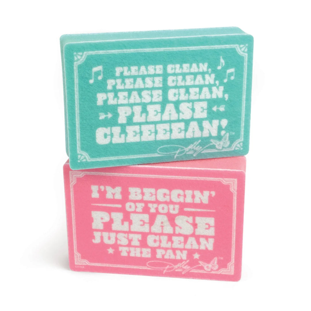 Dolly Please Clean Sink Sign Sponges