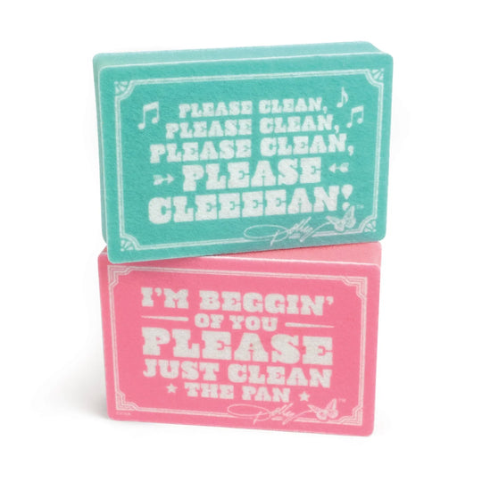 Dolly Please Clean Sink Sign Sponges
