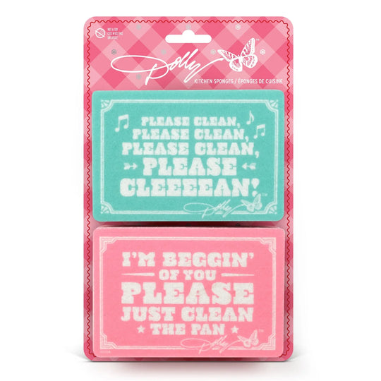 Dolly Please Clean Sink Sign Sponges