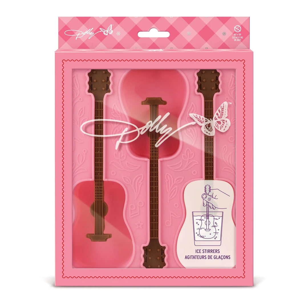 Dolly Guitar Ice Stirrers Mold