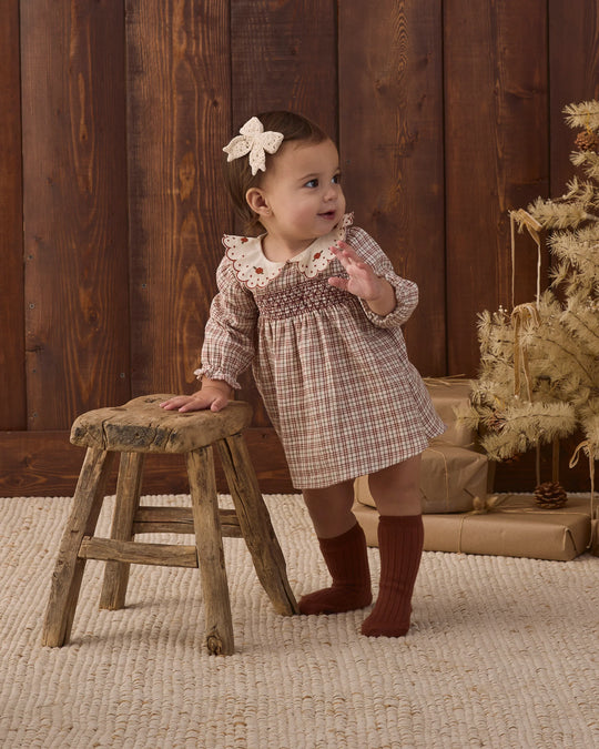 Quincy Mae - Christmas Plaid Callie Dress