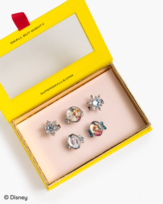 Ice Princess Elsa & Anna Ring Set