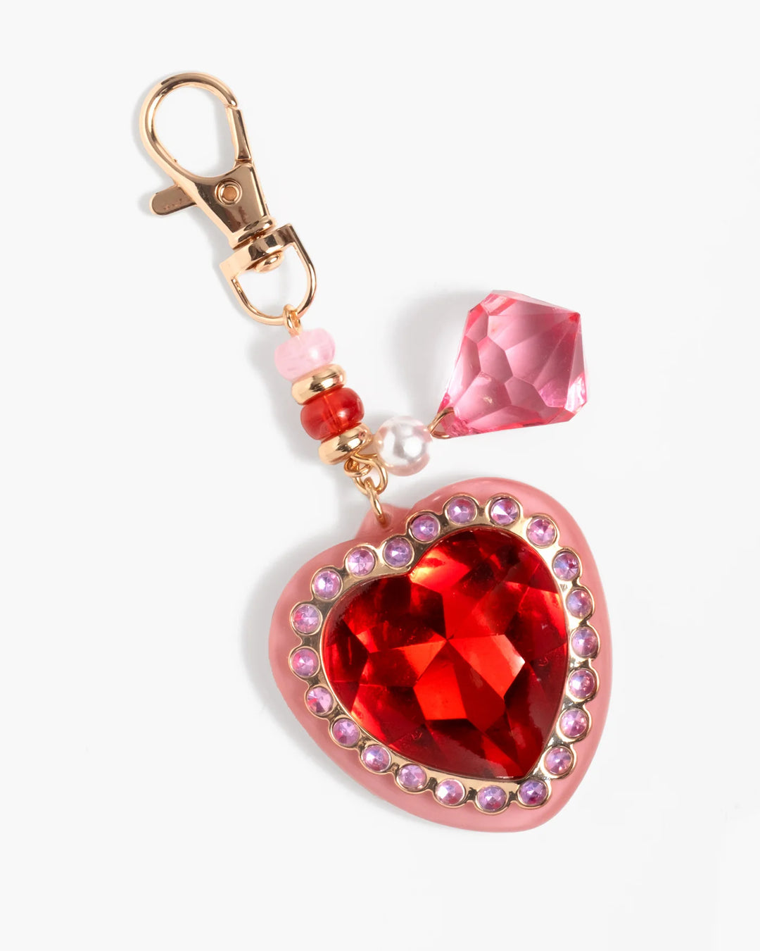 Royal Heart Bag Charm