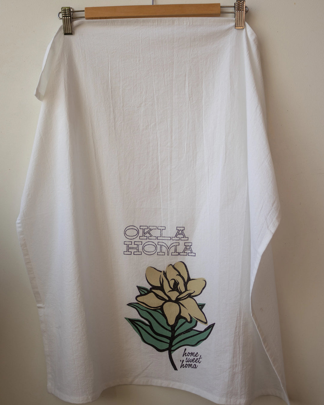 Home Sweet Oklahoma Magnolia Tea Towel