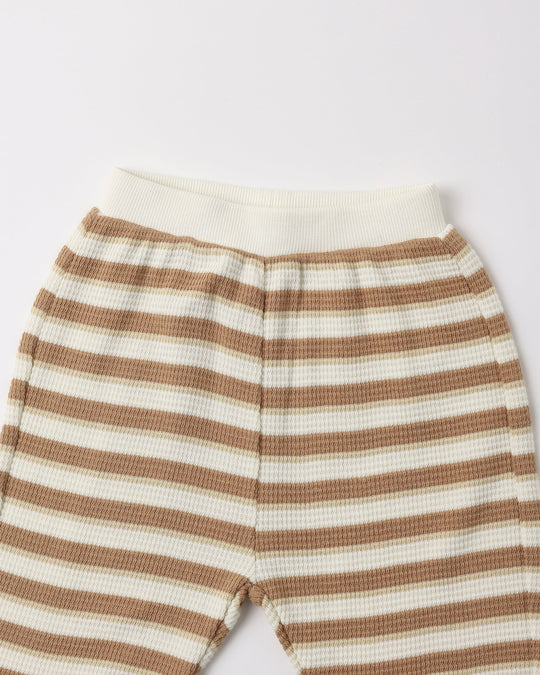 Quincy Mae - Spice Stripe Waffle Slouch Set