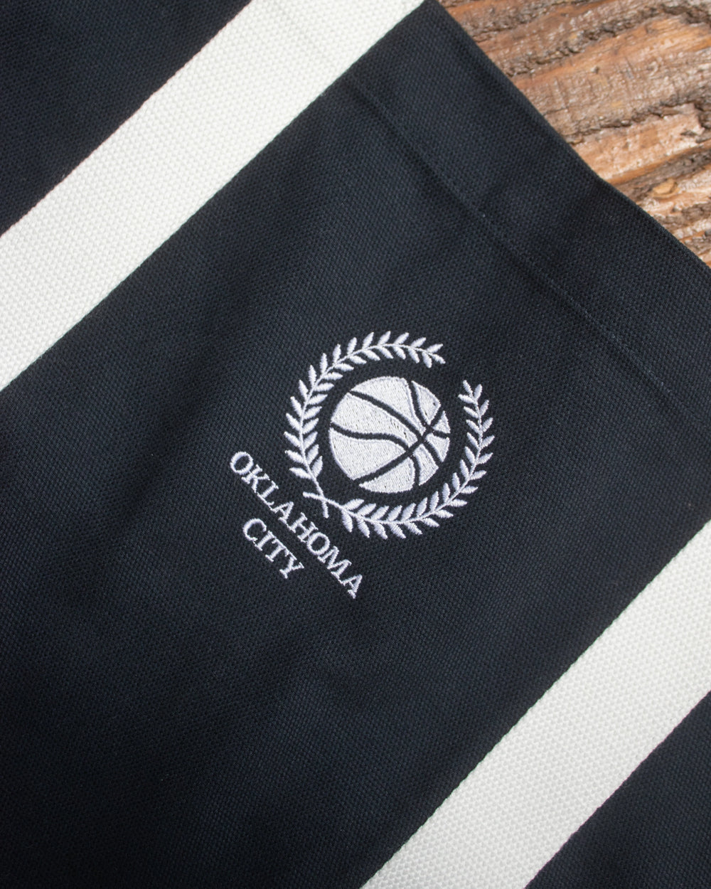 Oklahoma City Thunder Game Point Embroidered Denim Tote