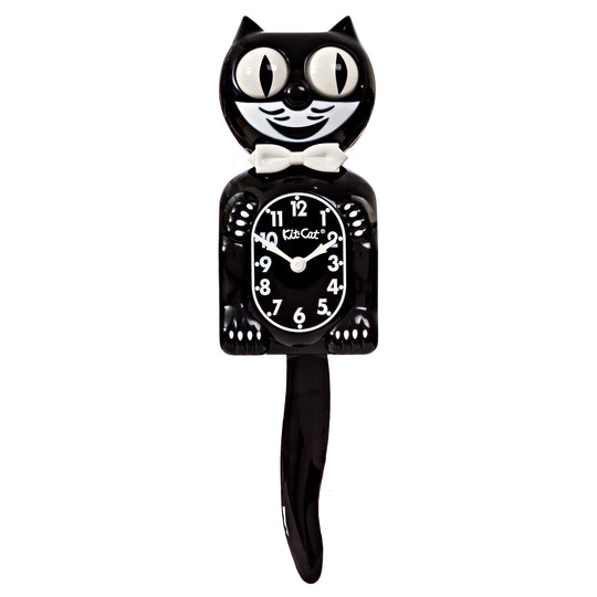 Kit-Cat Klock Classic Black Clock