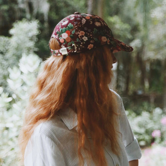 Dahlia Florals Baseball Hat