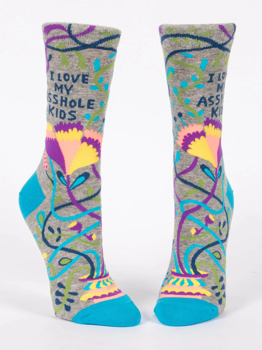 I Love My Asshole Kids Women's Crew Socks