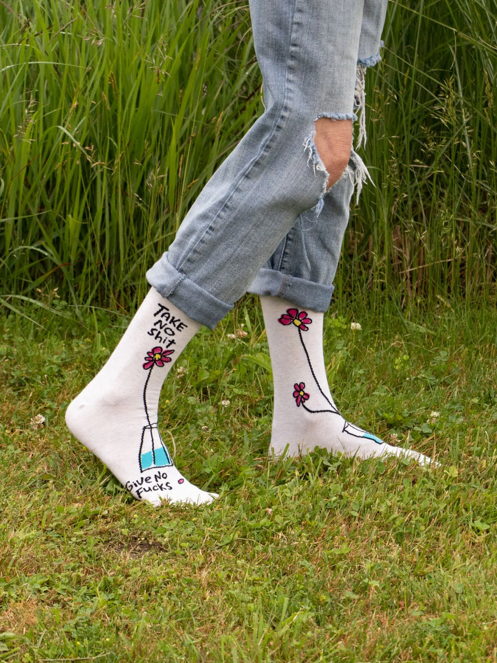Take No Shit Women's Crew Socks