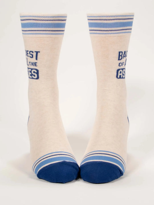 Baddest of Asses Men's Crew Socks