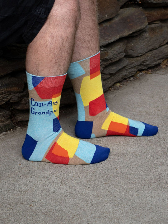 Cool Ass Grandpa Men's Sock