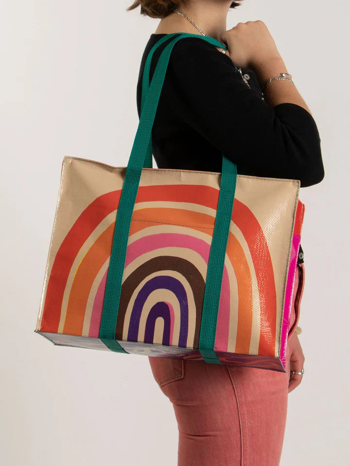 Rainbow Shoulder Tote