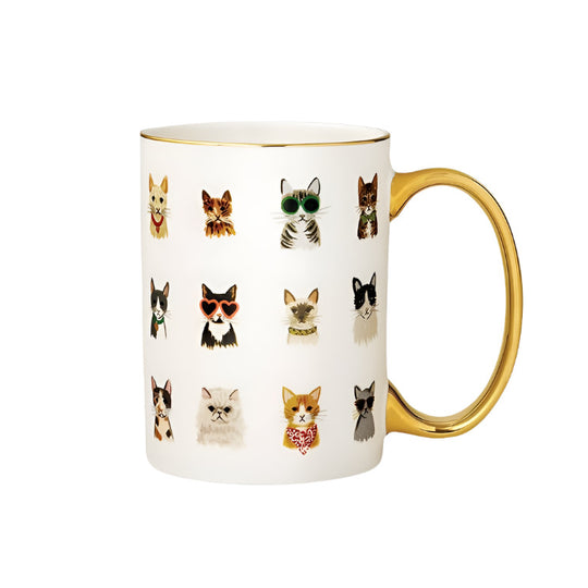 Cool Cats Porcelain Mug