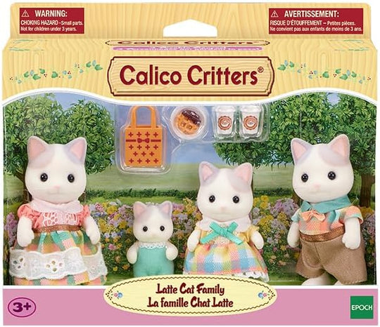 Calico Critters - Latte Cat Family