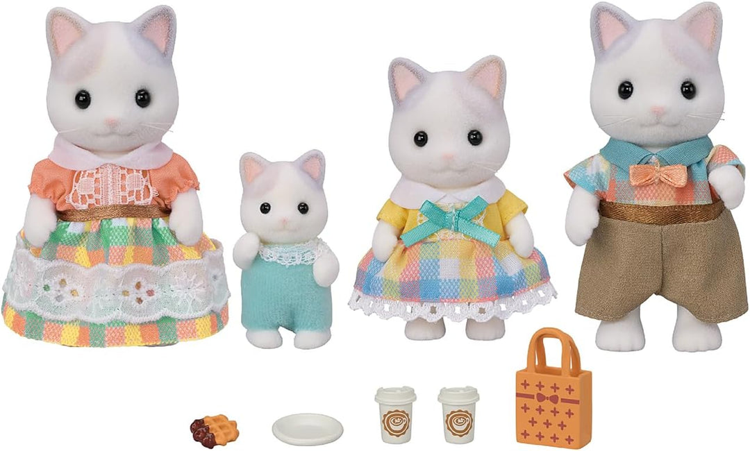 Calico Critters - Latte Cat Family